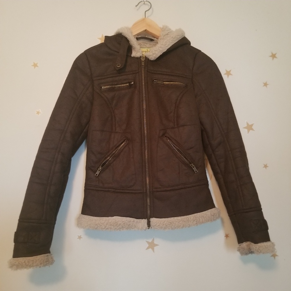 Brown Chic Women Faux Shearling B